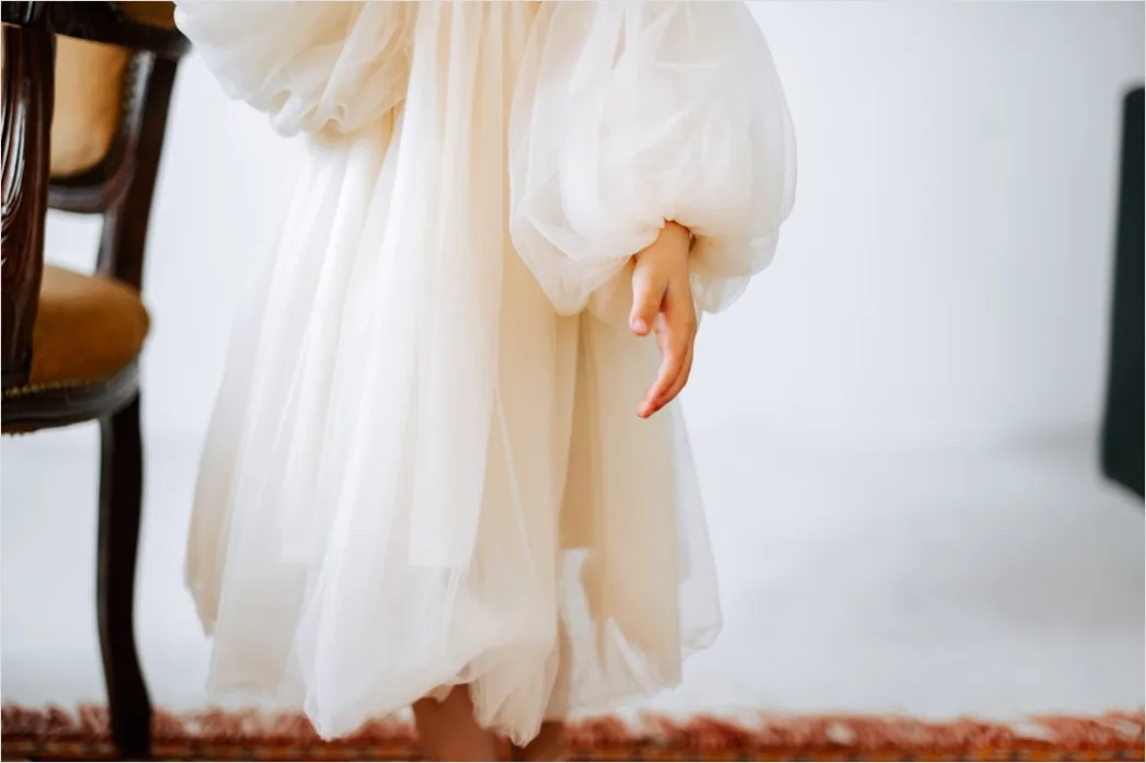 Detail Kommunion Kleid Kind Portrait Elegant Number 18