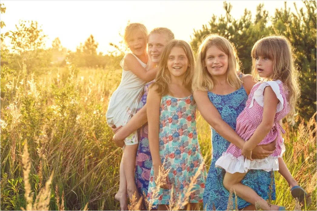 Detail Konfirmation Feier Familie Portrait Outdoor Number 13
