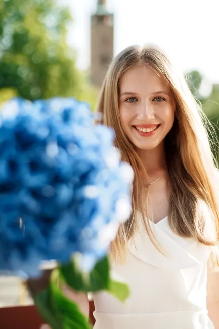 Detail Konfirmation Gruppe Portrait Outdoor Kirche Number 13