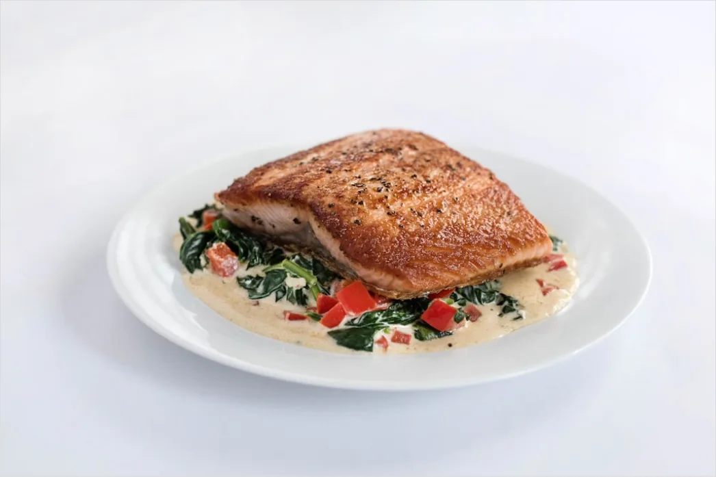 Detail Lachs Filet Teller Nahaufnahme Elegant Number 13