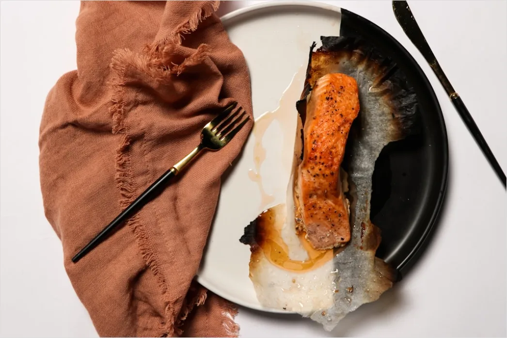 Detail Lachs Filet Teller Nahaufnahme Elegant Number 15