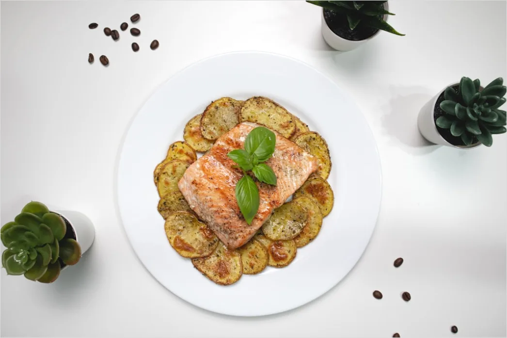 Detail Lachs Filet Teller Nahaufnahme Elegant Number 16
