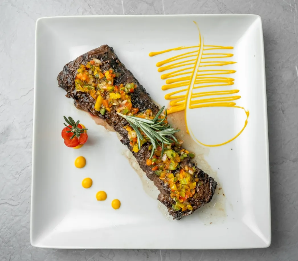 Detail Lachs Filet Teller Nahaufnahme Elegant Number 20