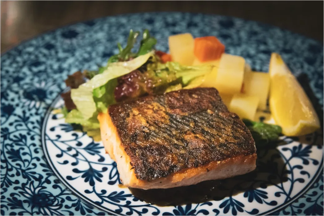Detail Lachs Filet Teller Nahaufnahme Elegant Number 8