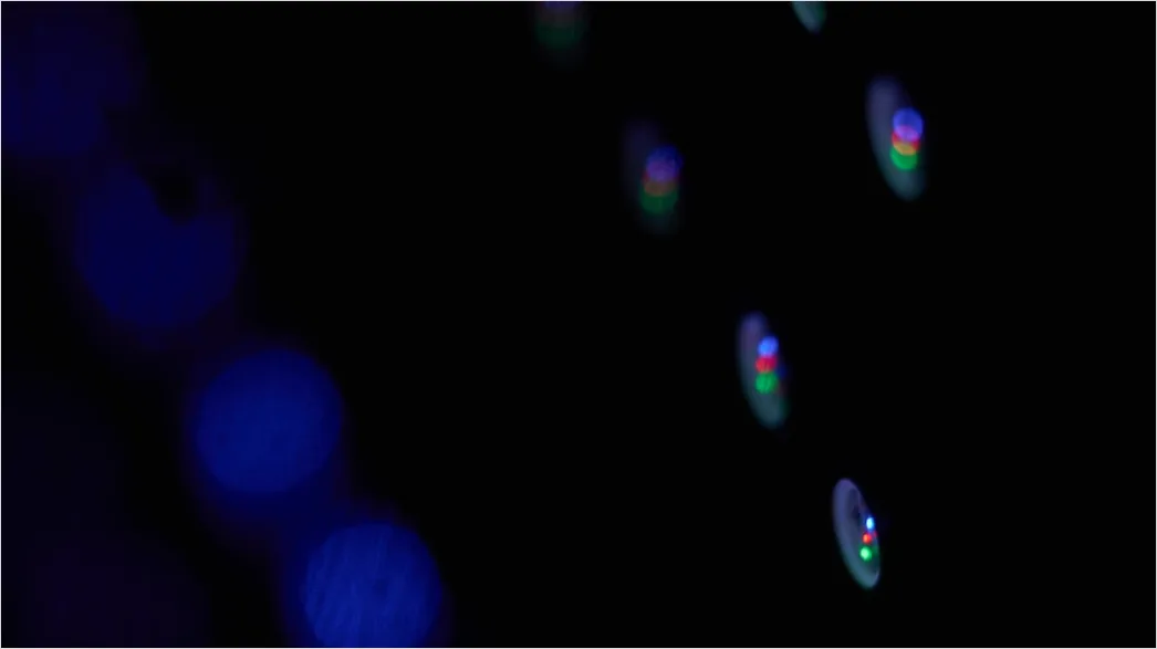 Detail Led Licht Makro Nahaufnahme Farbig Number 3