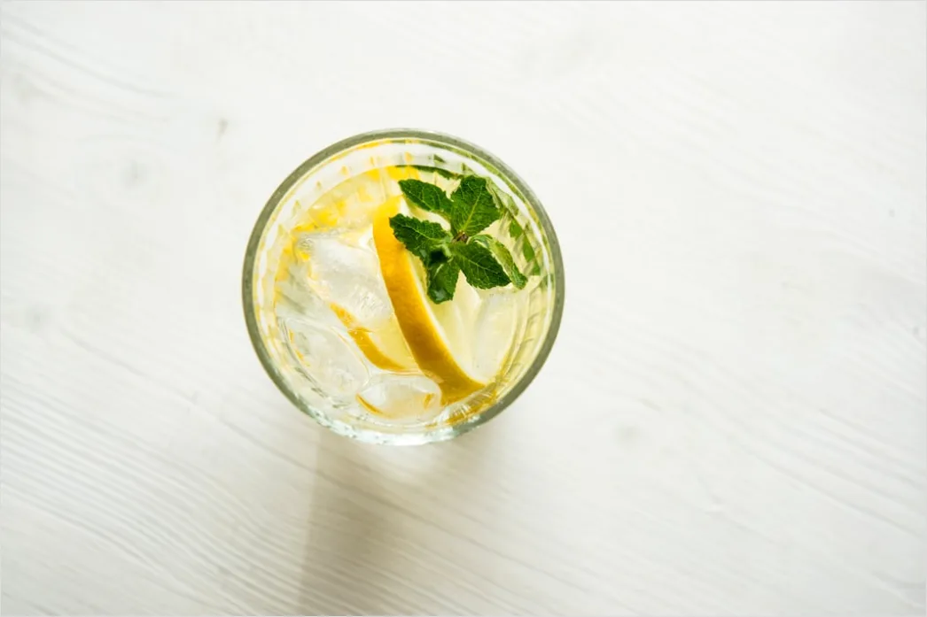 Detail Lemonade Glas Zitrone Minze Eis Sommer Number 14