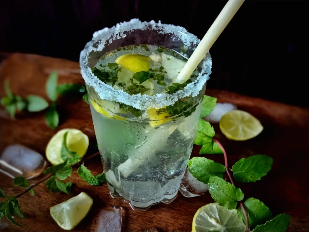 Detail Lemonade Glas Zitrone Minze Eis Sommer Number 19