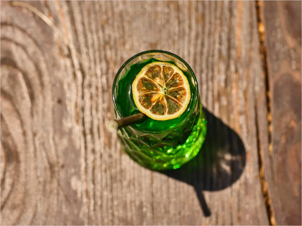 Detail Lemonade Glas Zitrone Minze Eis Sommer Number 20