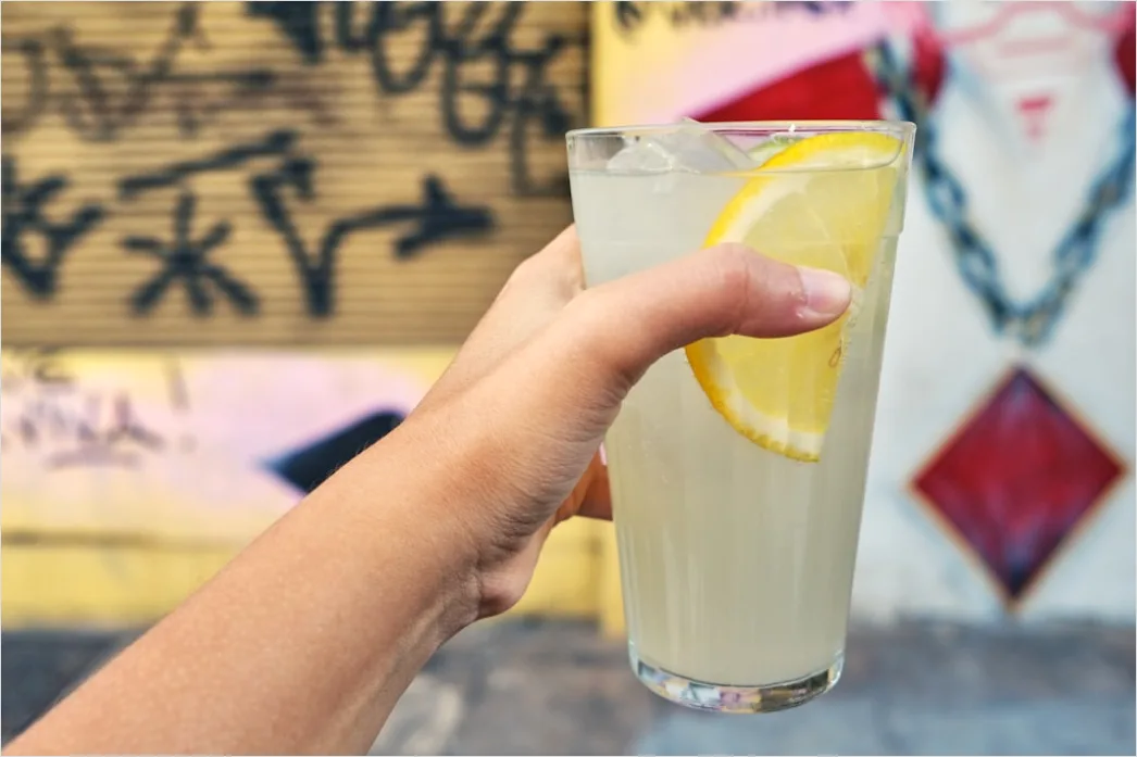 Detail Lemonade Glas Zitrone Minze Eis Sommer Number 9