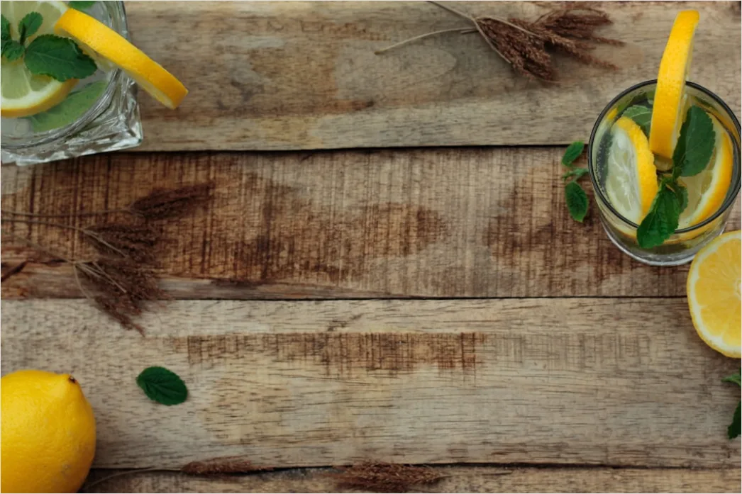 Detail Lemonade Glas Zitrone Minze Eis Sommer Number 10