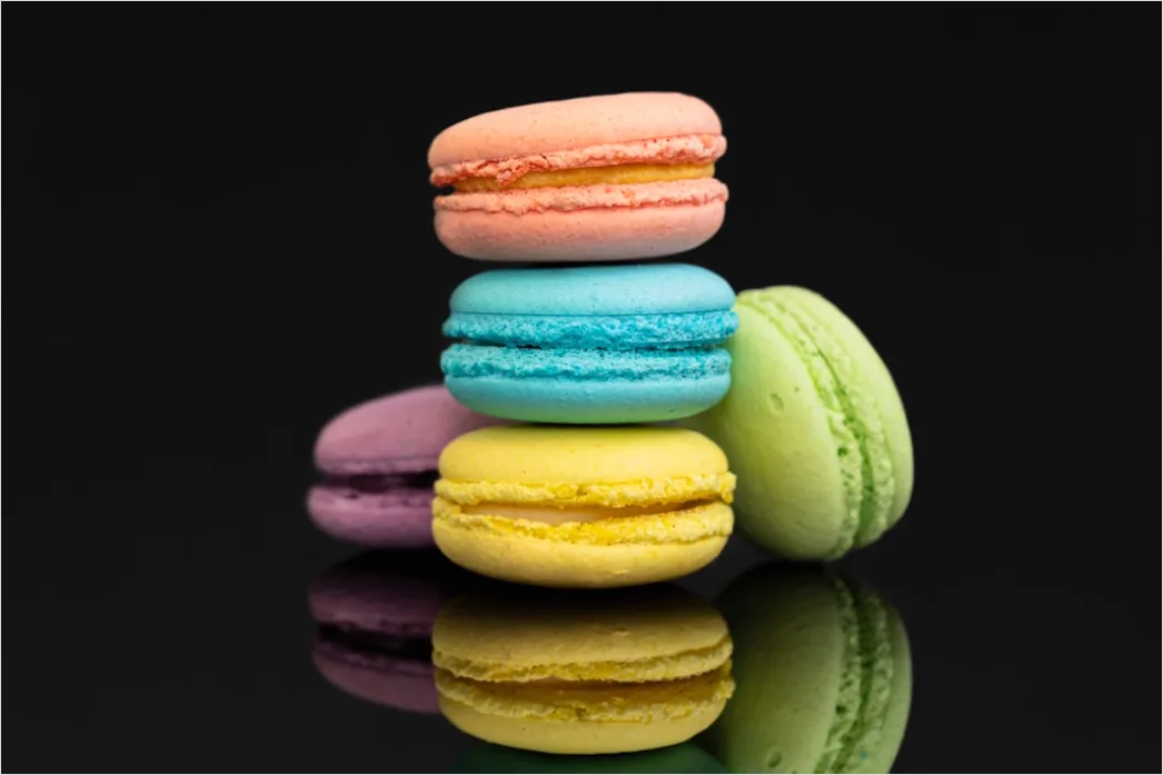 Detail Macarons Bunt Nahaufnahme Pastell ästhetisch Number 11