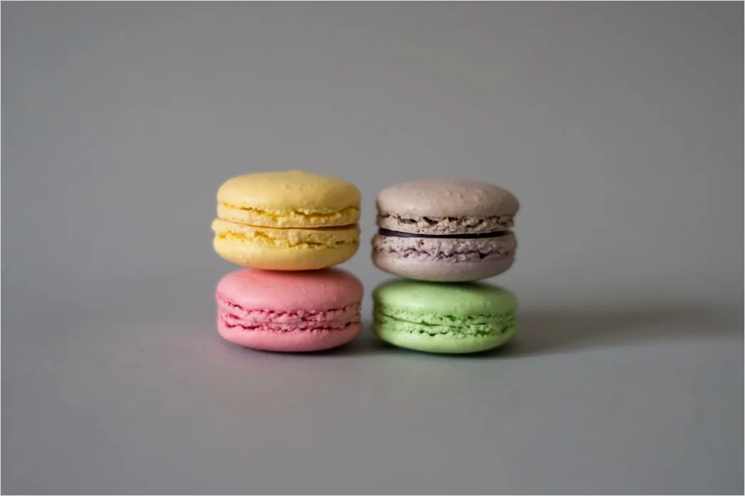 Detail Macarons Bunt Nahaufnahme Pastell ästhetisch Number 12