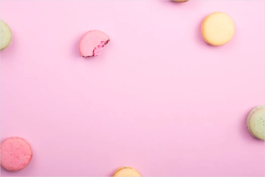 Detail Macarons Bunt Nahaufnahme Pastell ästhetisch Number 5