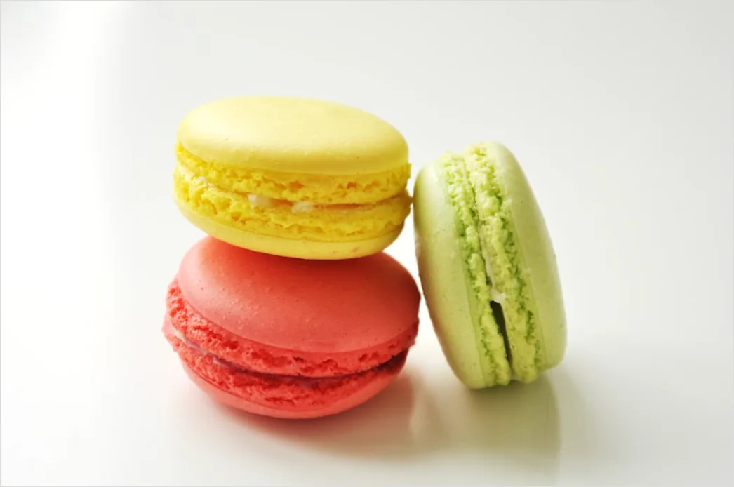 Detail Macarons Bunt Nahaufnahme Pastell ästhetisch Number 6