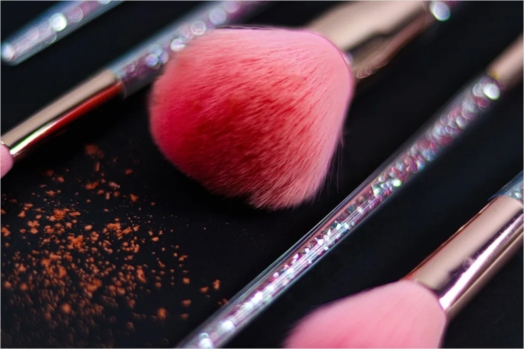 Detail Make Up Pinsel Makro Nahaufnahme Puder Number 15