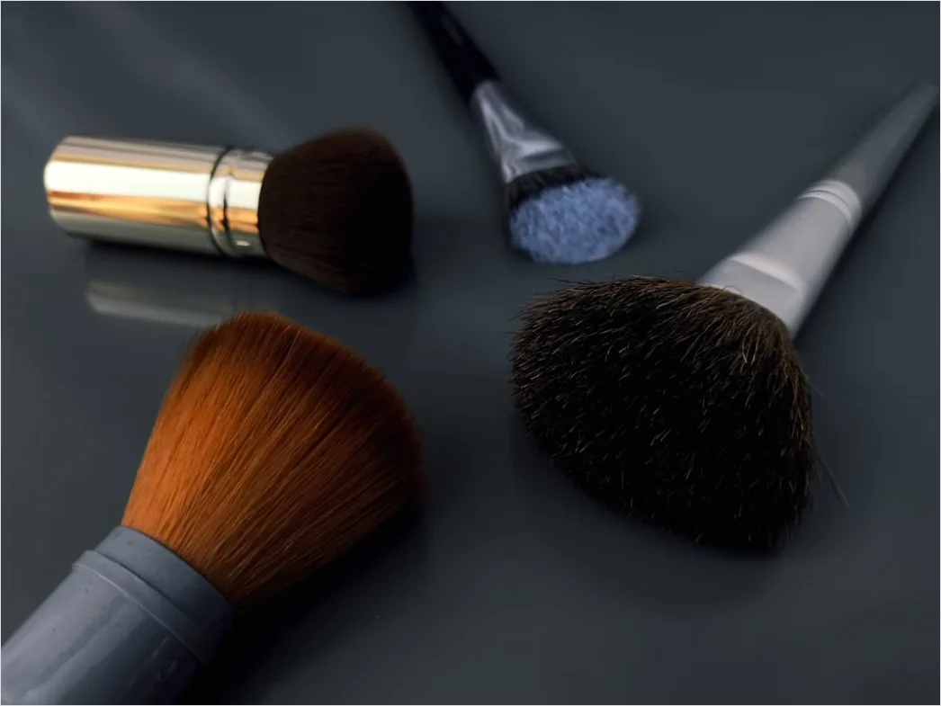 Detail Make Up Pinsel Makro Nahaufnahme Puder Number 18