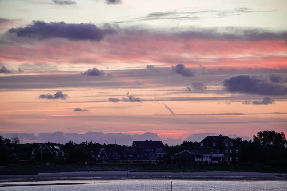 Meereskueste Sonnenaufgang Rosa Himmel Eb7e