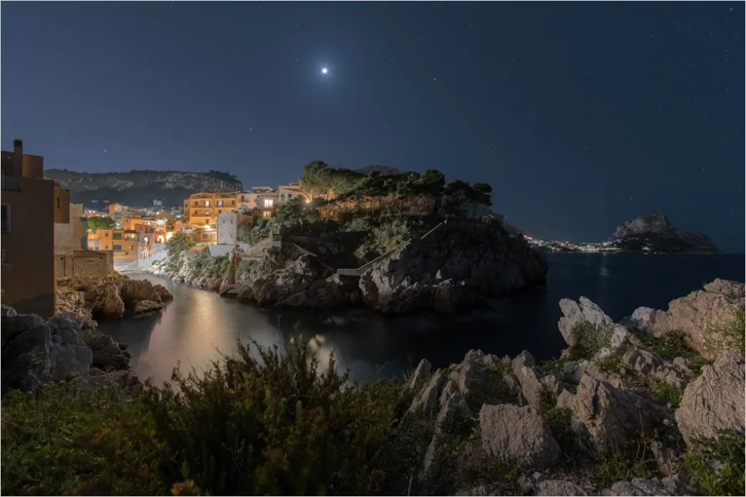 Detail Milchstraße Küste Felsen Nacht Number 11