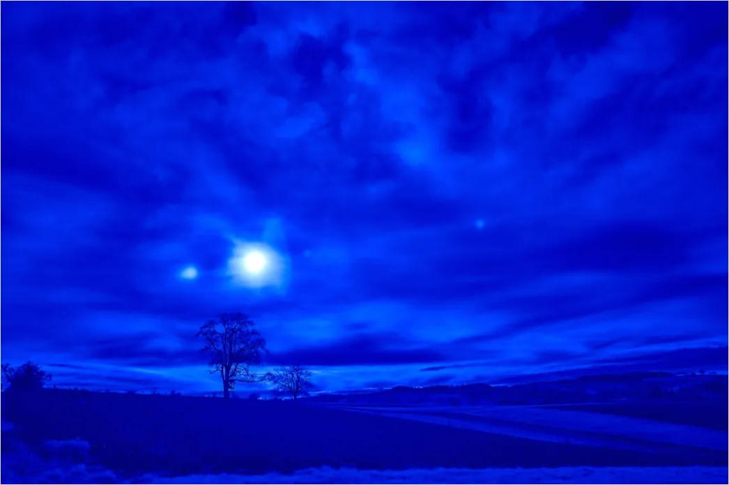Detail Mondaufgang Landschaft Dramatisch Nacht Number 14