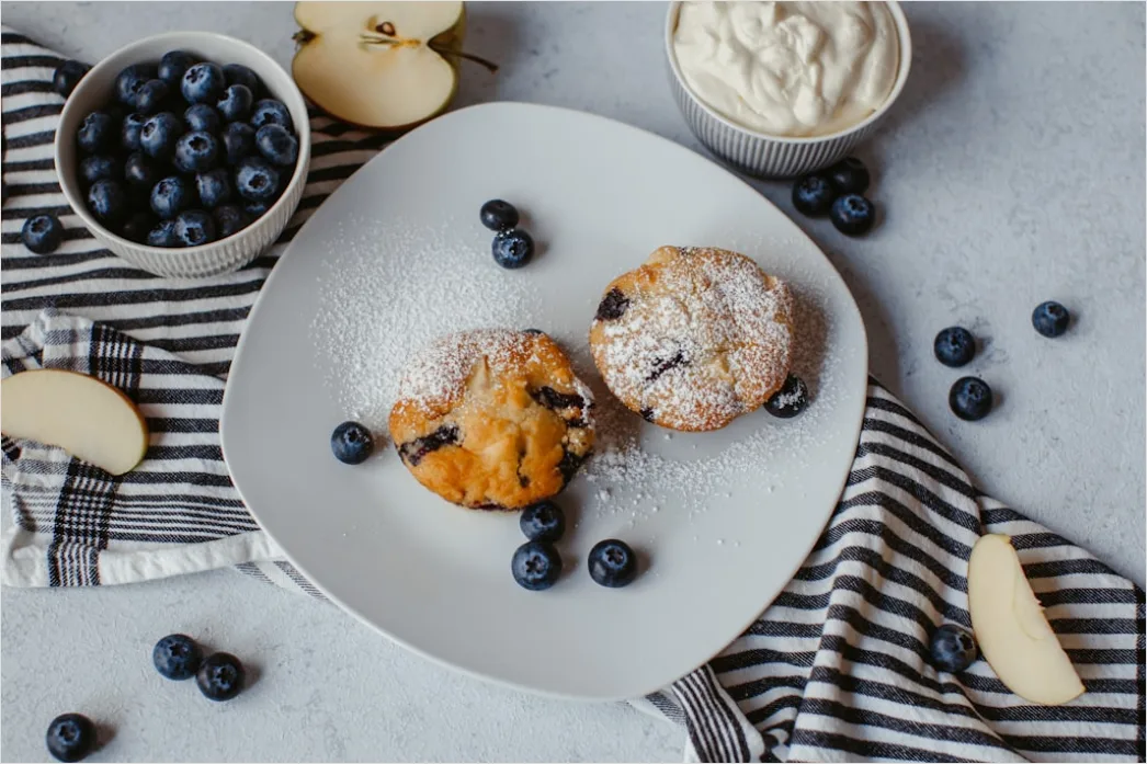 Detail Muffin Blaubeere Nahaufnahme Frisch Number 18