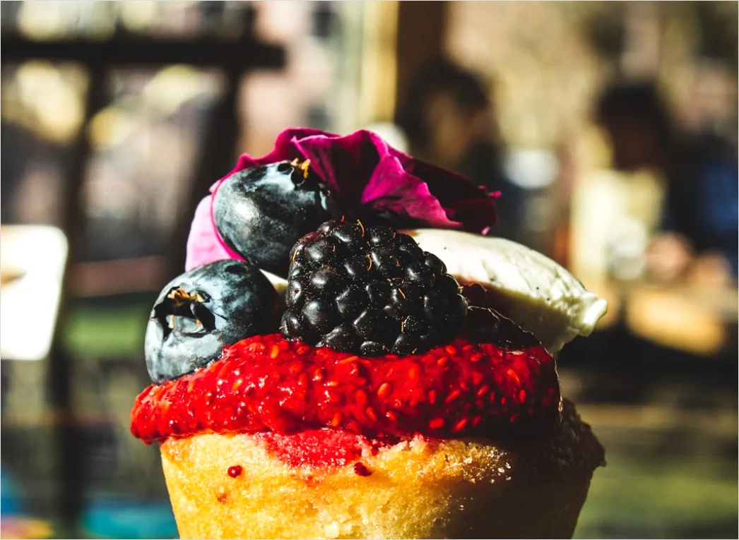 Detail Muffin Blaubeere Nahaufnahme Frisch Number 20