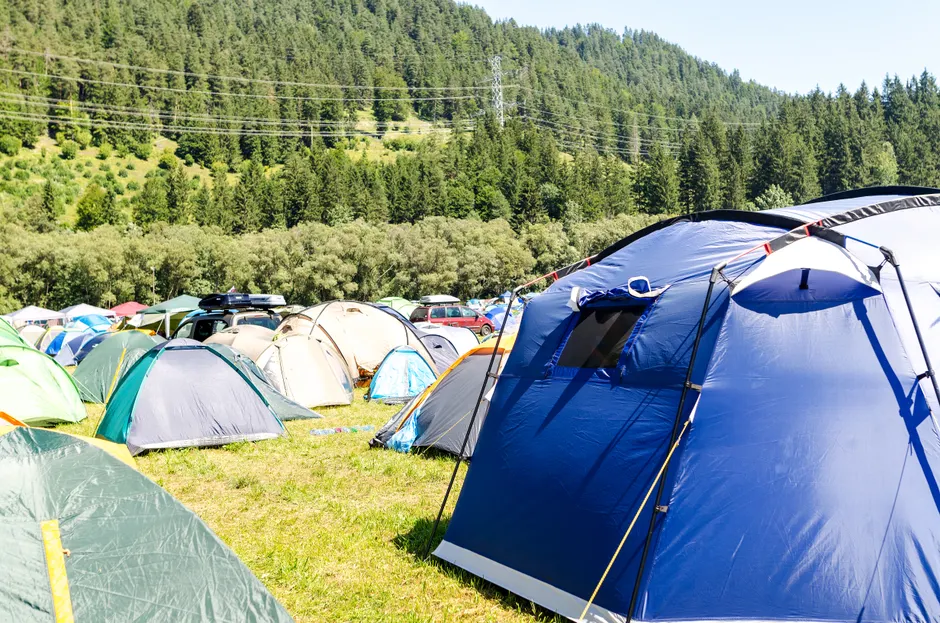 Detail Musikfestival Camping Zelte Outdoor Number 11