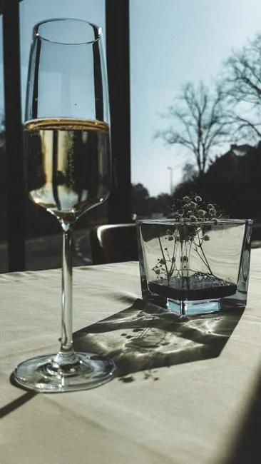 Detail Neujahr Frühstück Sekt Essen Tisch Number 17