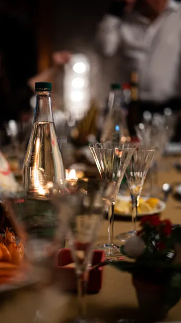 Detail Neujahr Frühstück Sekt Essen Tisch Number 19