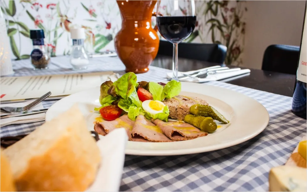 Detail Nicoise Salat Teller Elegant Nahaufnahme Number 7