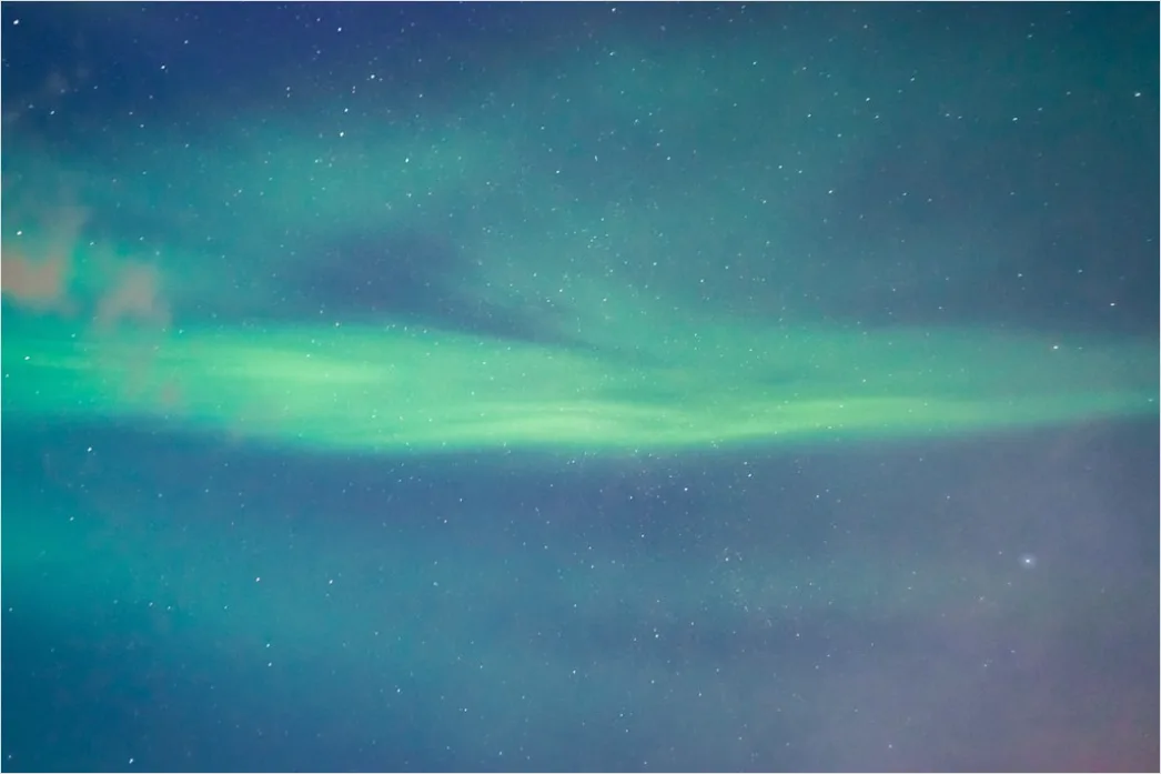 Nordlichter Aurora Borealis Nacht A091