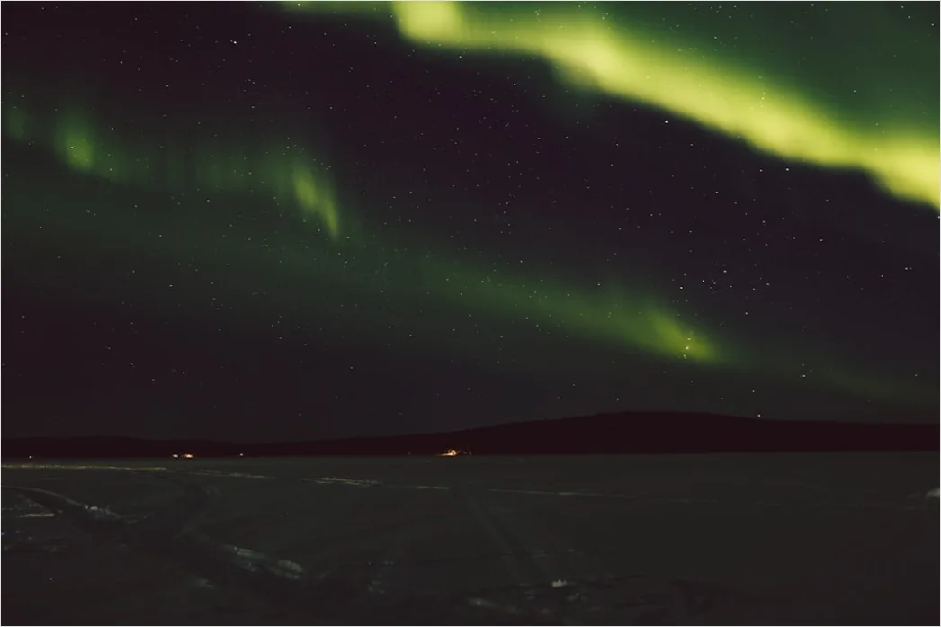 Detail Nordlichter Aurora Borealis Nacht Number 14