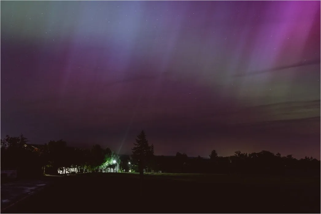 Detail Nordlichter Aurora Borealis Nacht Number 15