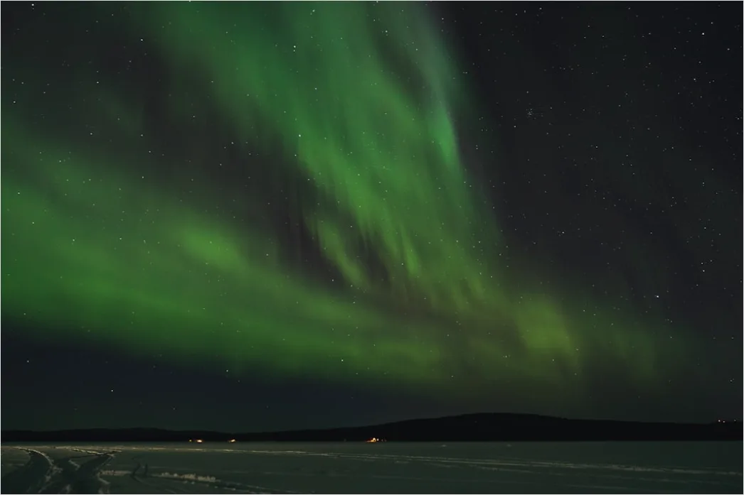 Detail Nordlichter Aurora Borealis Nacht Number 10