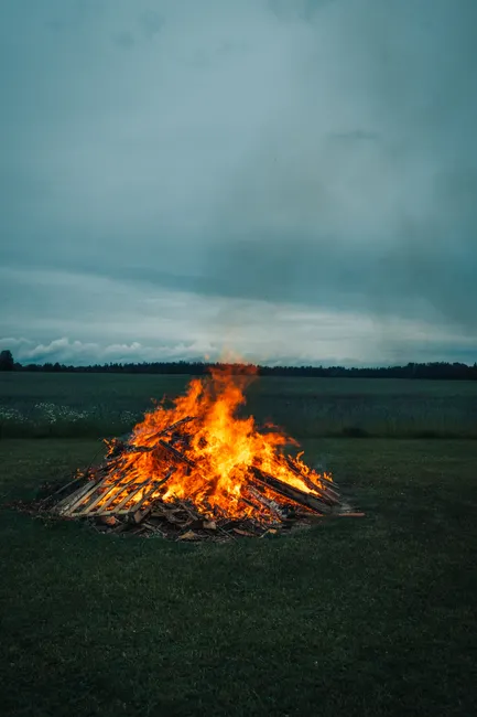 Detail Osterfeuer Abend Gemeinschaft Outdoor Number 18