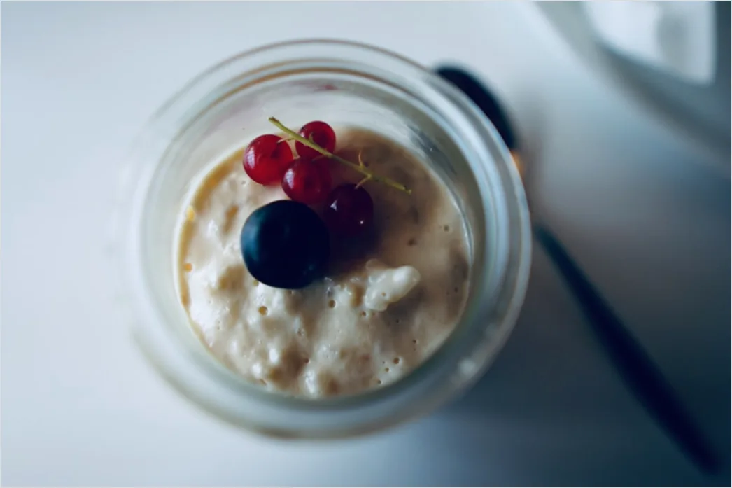 Detail Overnight Oats Frühstück Glas Nahaufnahme Number 10