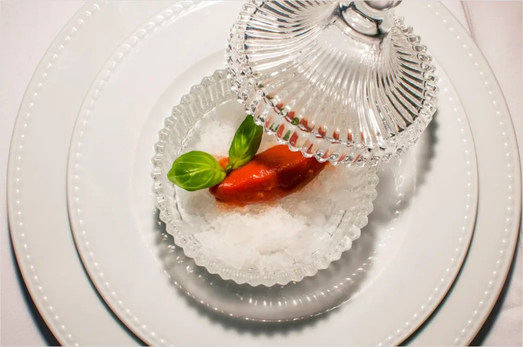 Detail Panna Cotta Teller Nahaufnahme Elegant Number 2