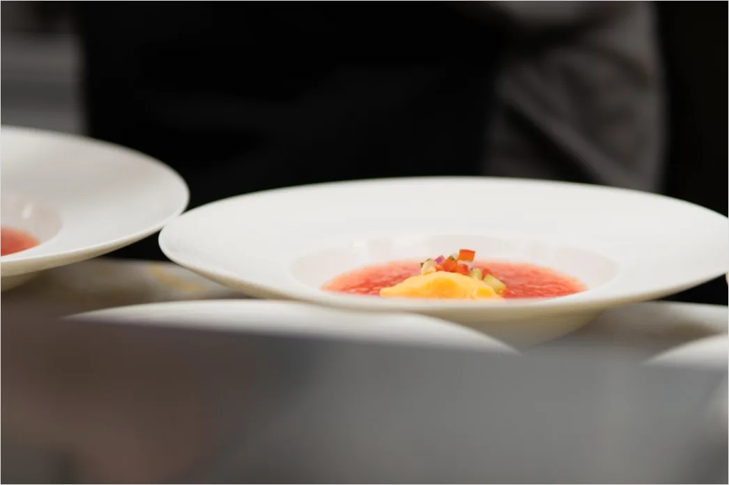 Detail Panna Cotta Teller Nahaufnahme Elegant Number 12