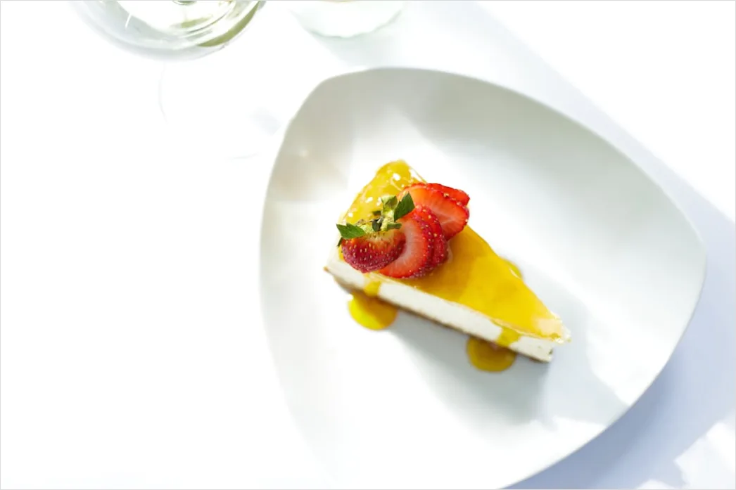 Detail Panna Cotta Teller Nahaufnahme Elegant Number 16