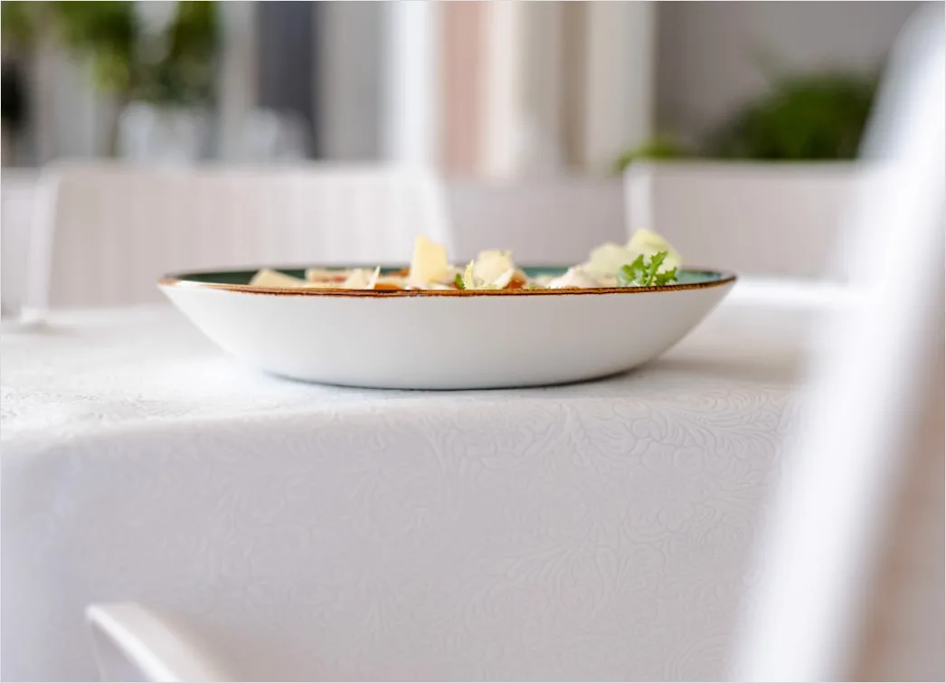Detail Panna Cotta Teller Nahaufnahme Elegant Number 19