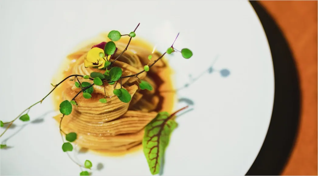 Detail Pasta Aglio Olio Teller Nahaufnahme Elegant Number 17
