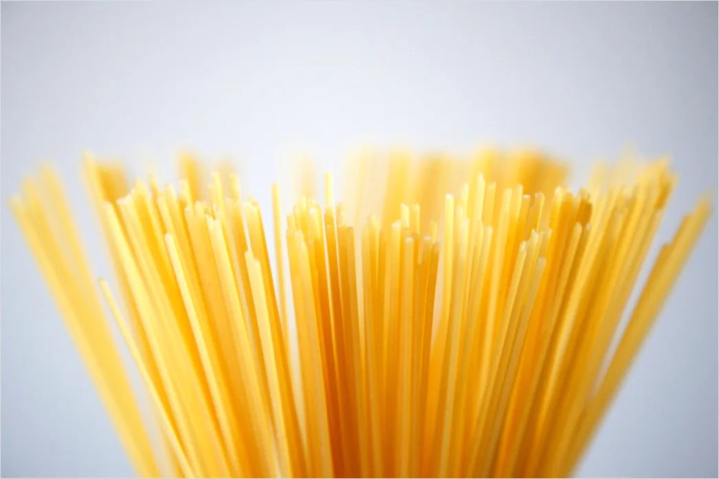 Detail Pasta Aglio Olio Teller Nahaufnahme Elegant Number 5