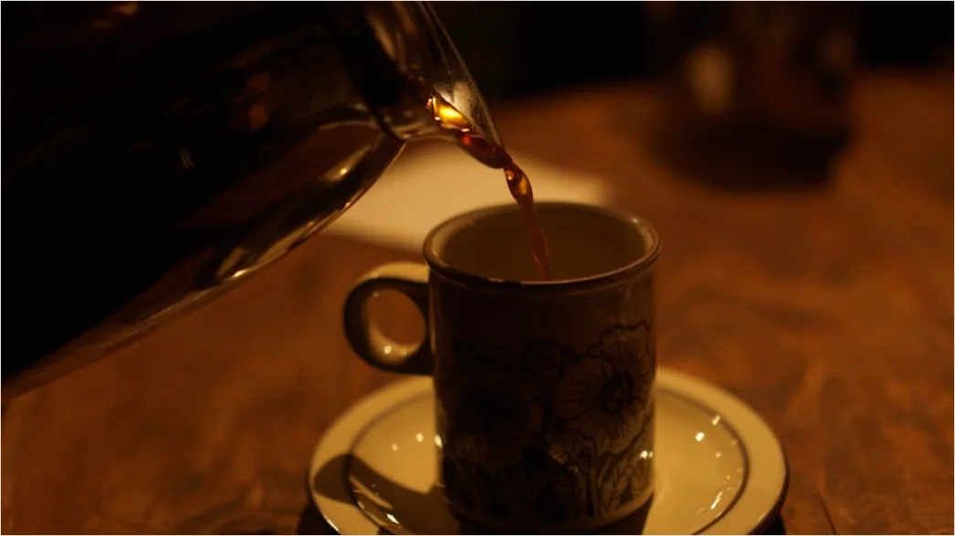 Detail Pour Over Kaffee Zubereitung Nahaufnahme Number 13