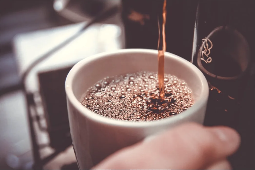 Detail Pour Over Kaffee Zubereitung Nahaufnahme Number 14