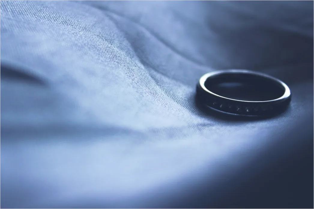 Detail Ring Am Finger Makro Nahaufnahme Number 10