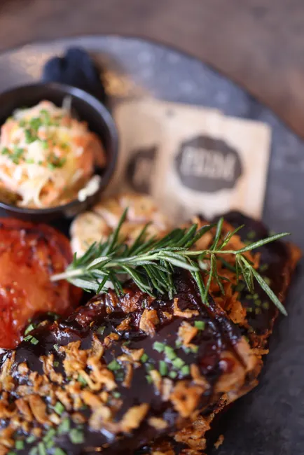 Detail Rippchen Grill Bbq Sauce Nahaufnahme Number 3
