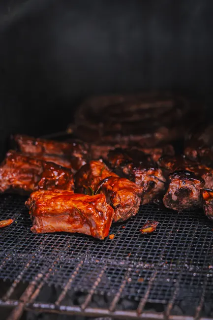 Detail Rippchen Grill Bbq Sauce Nahaufnahme Number 5
