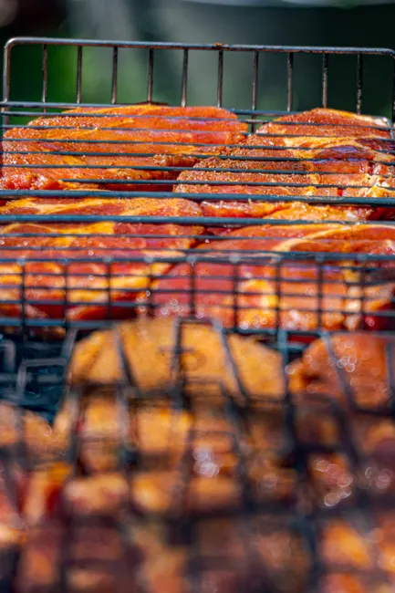 Detail Rippchen Grill Bbq Sauce Nahaufnahme Number 6