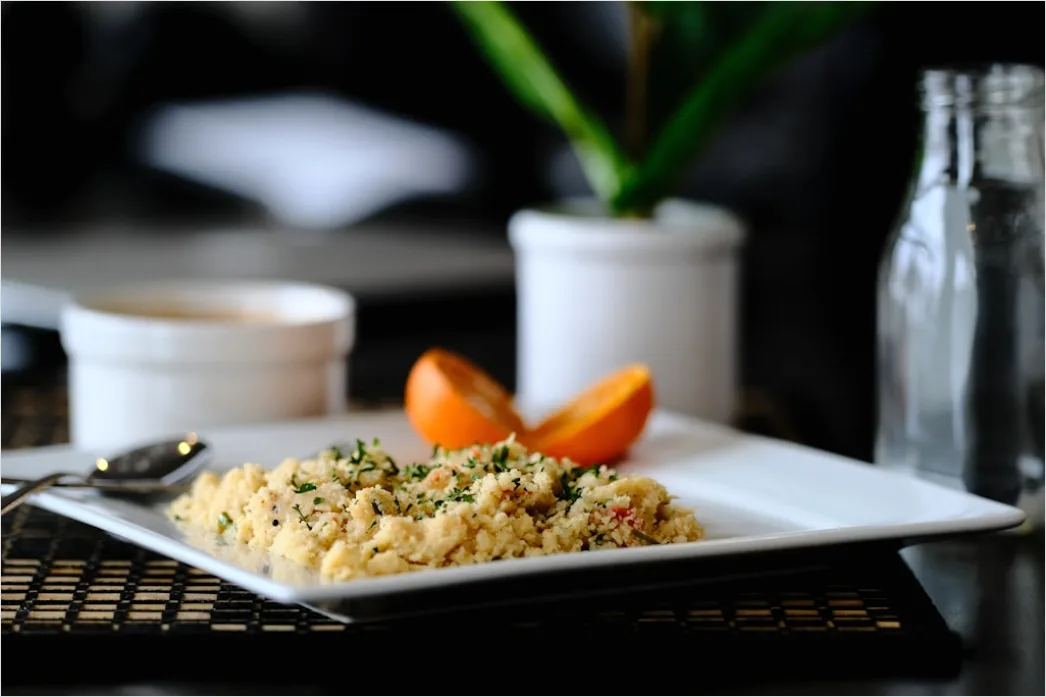 Detail Risotto Teller Nahaufnahme Cremig Elegant Number 19
