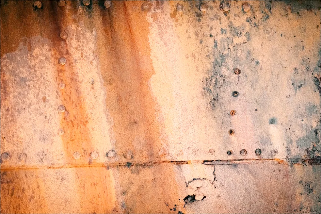 Detail Rost Metall Makro Nahaufnahme Textur Number 10