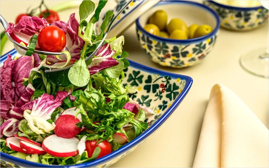 Detail Rote Beete Salat Teller Nahaufnahme Bunt Number 15